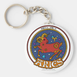 Llavero Cadena de teclas del botón básico de NP Aries de 2