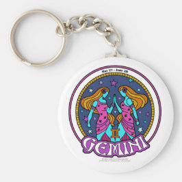 Llavero Cadena de teclas del botón básico de NP Gemini de