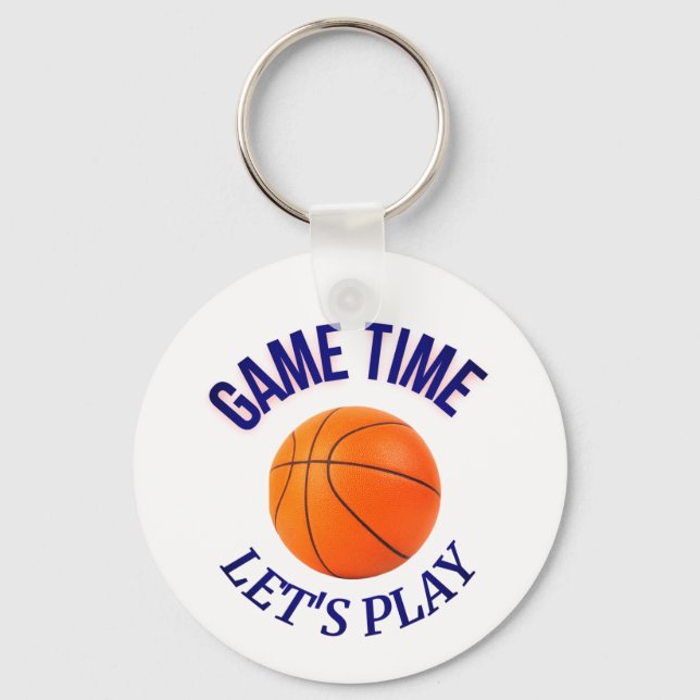 Llavero Cadena de teclas del botón personalizado (Anverso)