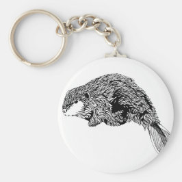 Llavero Cadena de teclas del castor