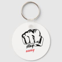 Cadena de teclas del círculo metalizado, 2"