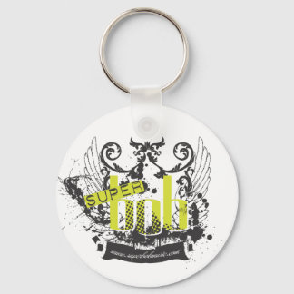 Llavero Cadena de teclas del Escudo de Super Bob