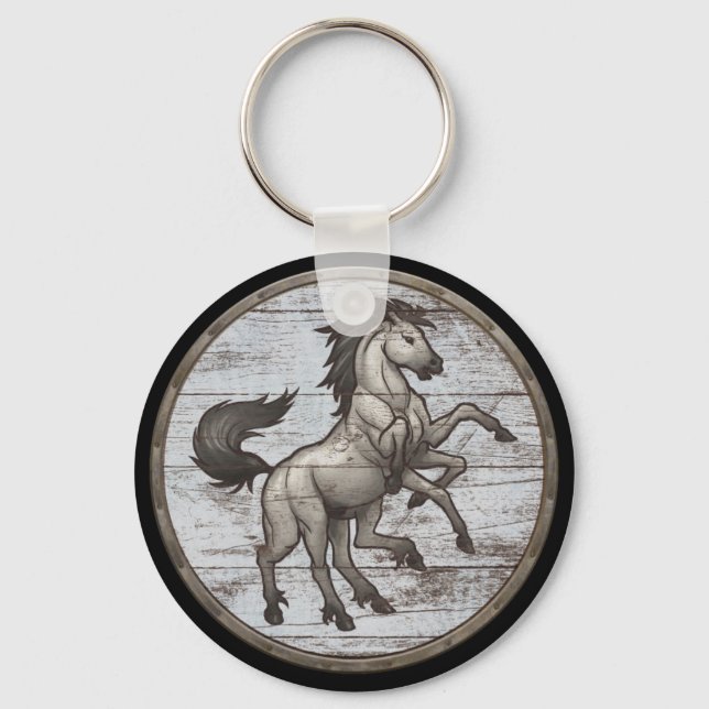 Llavero Cadena de teclas del Escudo de Viking - Sleipnir (Anverso)