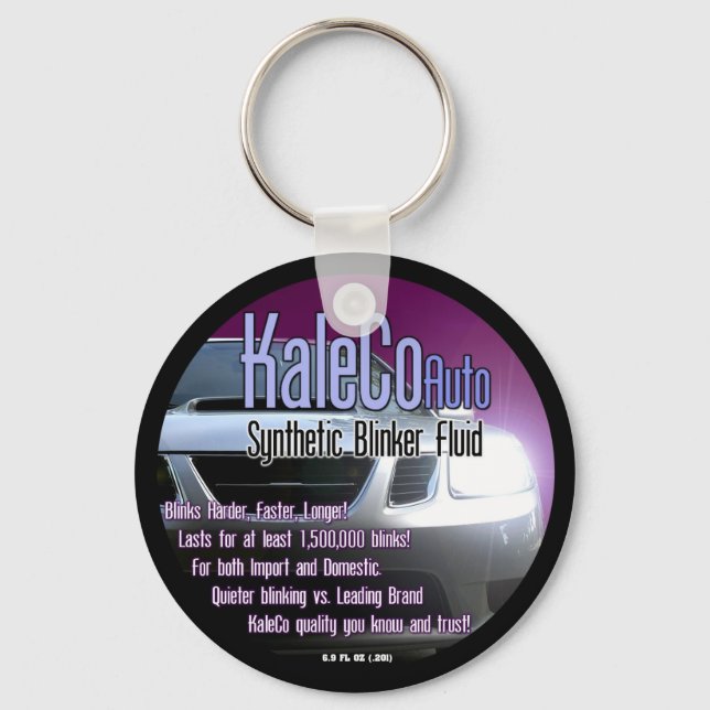 Llavero Cadena de teclas del líquido de Blinker (Anverso)