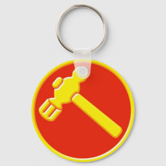 Llavero cadena de teclas del logotipo del fiesta de trabaj