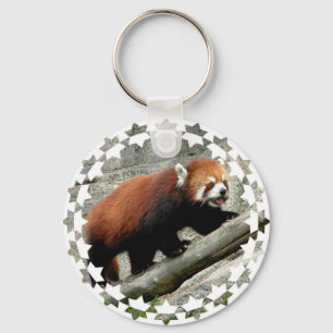 Llavero Cadena de teclas del Panda Rojo