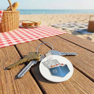 Llavero Cadena de teclas del refrigerador de hielo