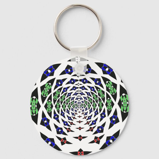 Llavero cadena de teclas del túnel de color icónico (Anverso)