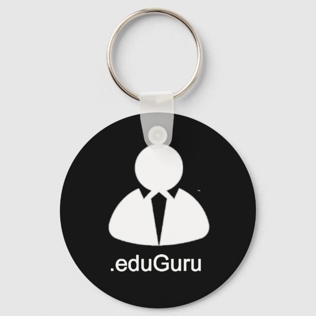 Llavero Cadena de teclas .eduGuru - Personalizada (Anverso)