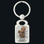 Llavero Cadena de teclas fotográficas del Mascota del pers<br><div class="desc">Hermosa cadena de claves con fotografía mascota personalizado y una banda blanca semitransparente,  en la parte inferior,  para tu texto. Personalice la imagen y el texto negro,  para usted o como una idea de regalo encantadora.</div>