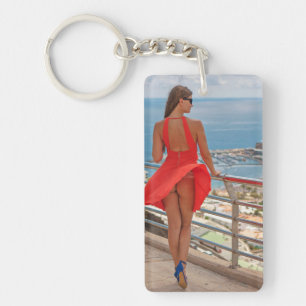 Llavero Cadena de teclas fotográficas para vacaciones de 