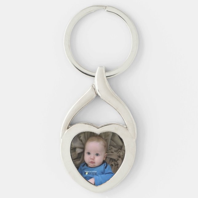 Llavero Cadena de teclas fotográficas personalizadas Baby  (Anverso)