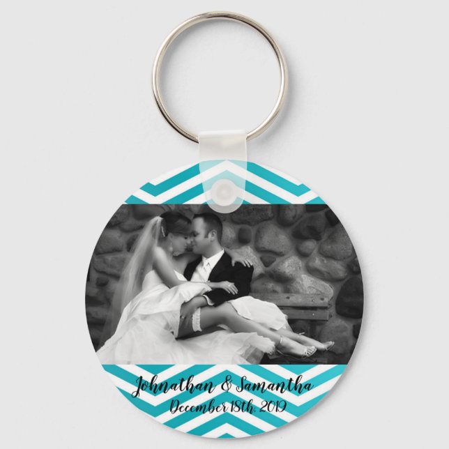 Llavero Cadena de teclas fotográficas personalizadas Boho  (Anverso)