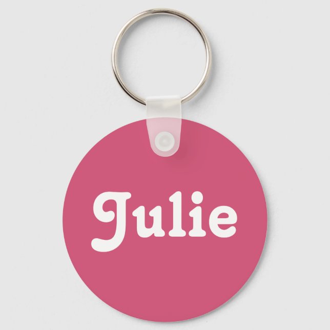 Llavero Cadena de teclas Julie (Anverso)