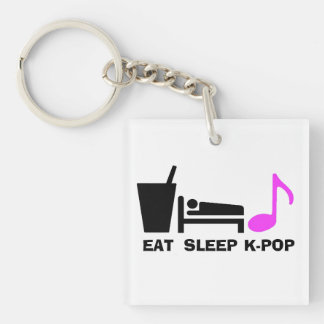Llavero Cadena de teclas Kpop para dormir (doble color)