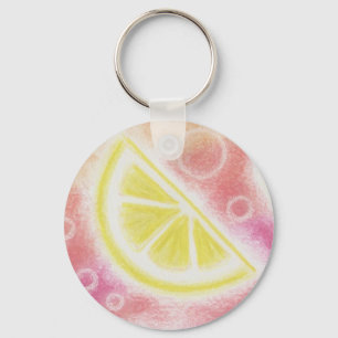 Llavero Cadena de teclas "lemon" rosa de Lemonade