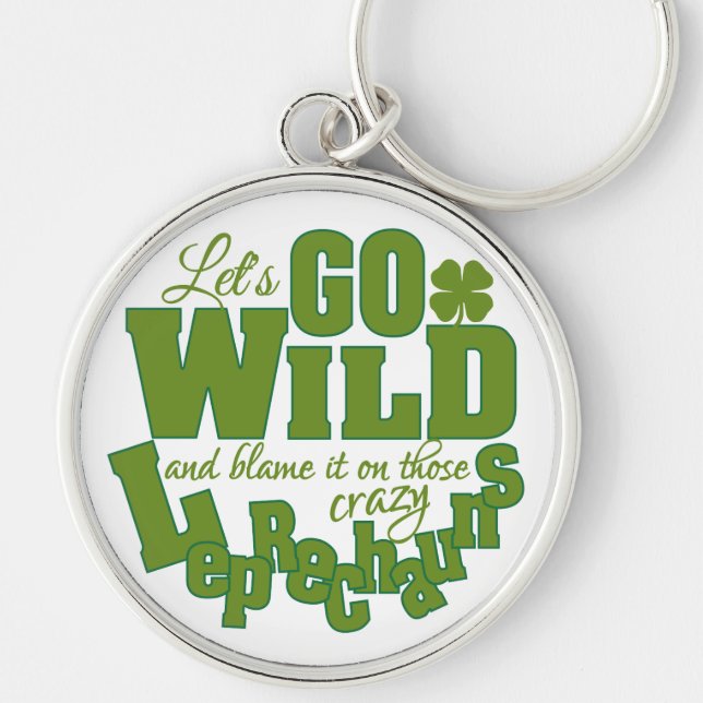 Llavero Cadena de teclas Leprechaun (Frente)