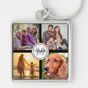 Llavero Cadena de teclas negra de la familia de fotógrafos