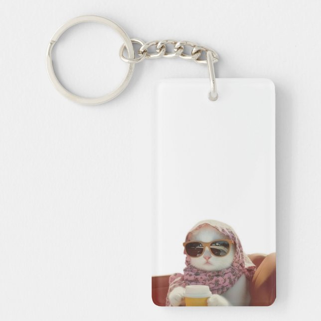 Llavero Cadena de teclas Noble Cat (Frente)