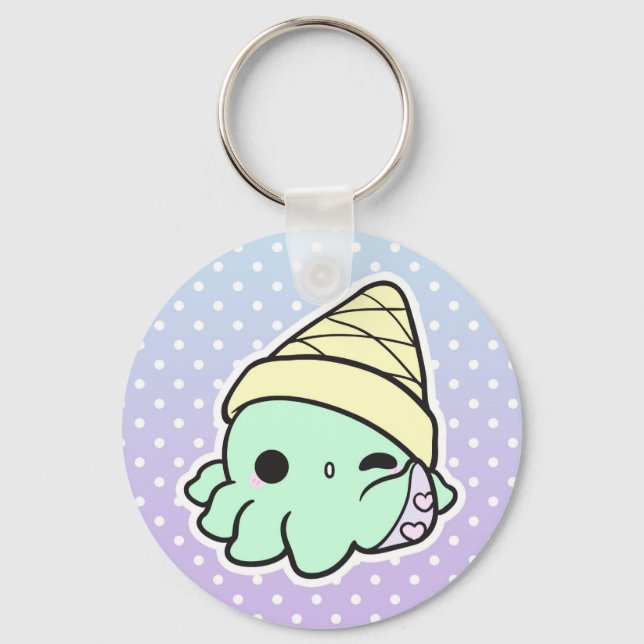 Llavero Cadena De Teclas Octi-Cream (Anverso)