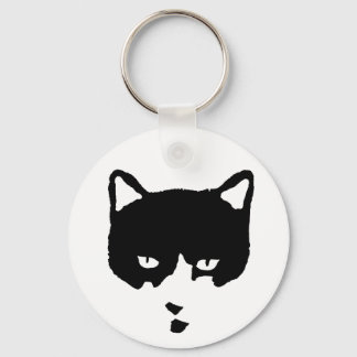 Llavero Cadena de teclas para gatos de Tuxedo