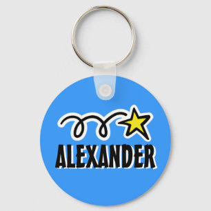 Llavero Cadena de teclas personalizada para el niño   Azu