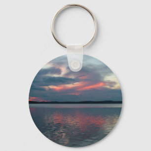Llavero Cadena de teclas personalizado Pastel Sunset