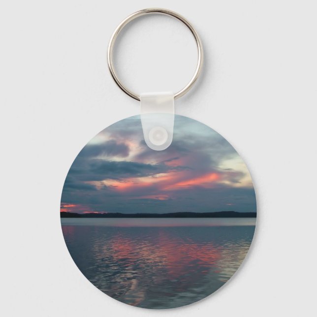 Llavero Cadena de teclas personalizado Pastel Sunset (Anverso)