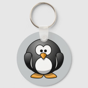 Llavero Cadena de teclas Pingüino animada
