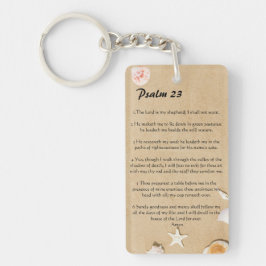Llavero Cadena de teclas Psalm 23 personalizada