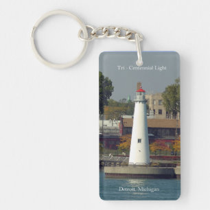 Llavero Cadena de teclas rectangulares Tri Centennial Ligh