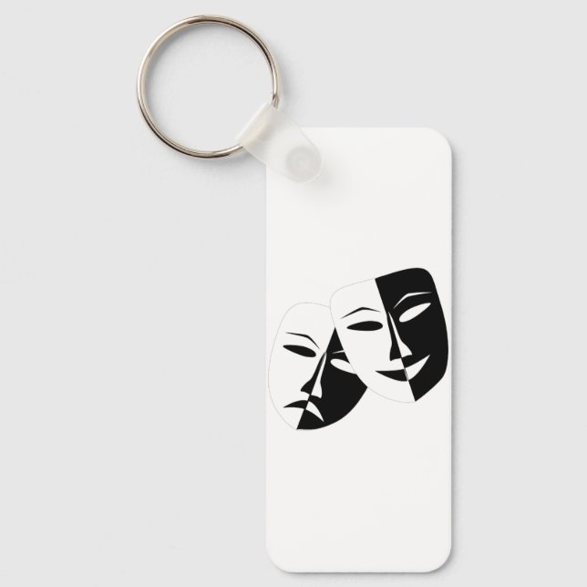 Llavero Cadena de teclas Rectángulo metalizado, 2,25" x 1, (Anverso)