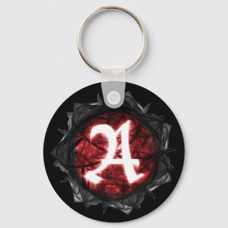 Llavero Cadena de teclas rojas de Arctiris