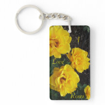 cadena de teclas ROSAS AMARILLAS