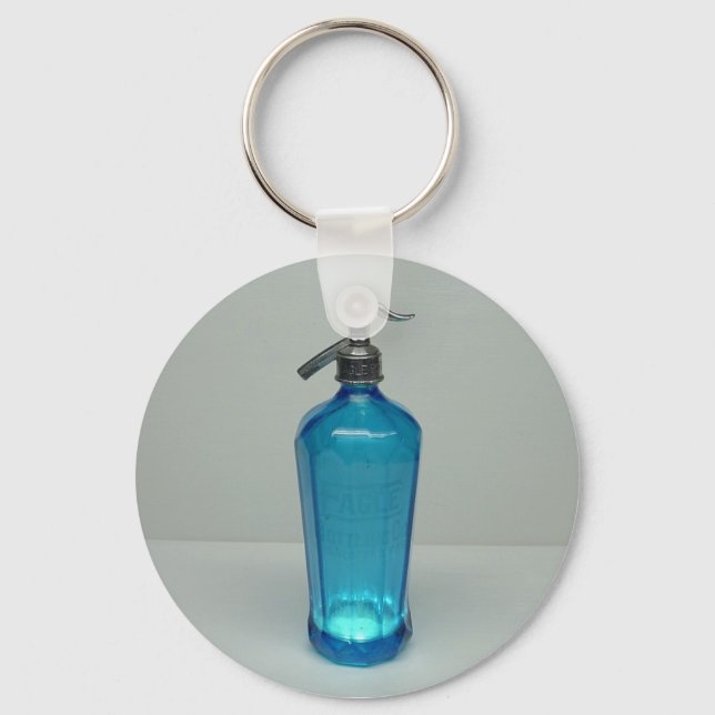 Llavero cadena de teclas SELTZER (azul) (Anverso)