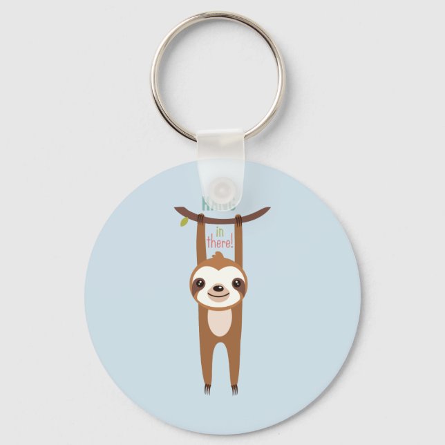 Llavero Cadena de teclas Slon Hang in There (Anverso)