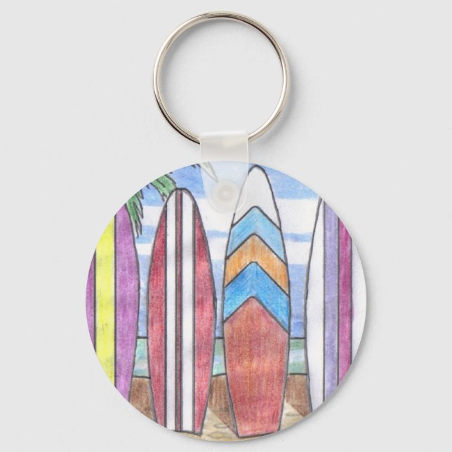 Llavero Cadena de teclas SURFBOARDS (Anverso)