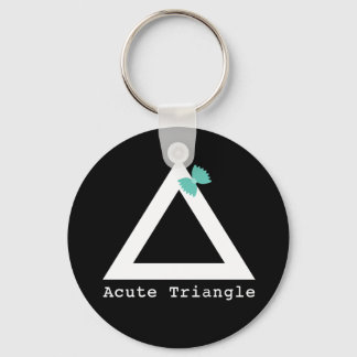 Llavero Cadena de teclas triangulares agudas