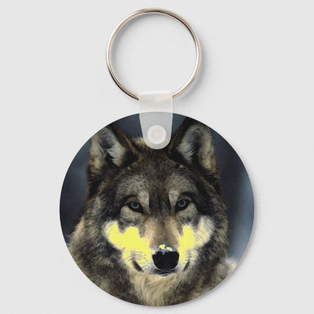Llavero Cadena de teclas Wolf Eyes (Anverso)