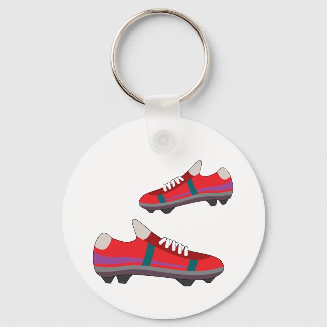 Llavero Cadena de zapatos de fútbol (Anverso)