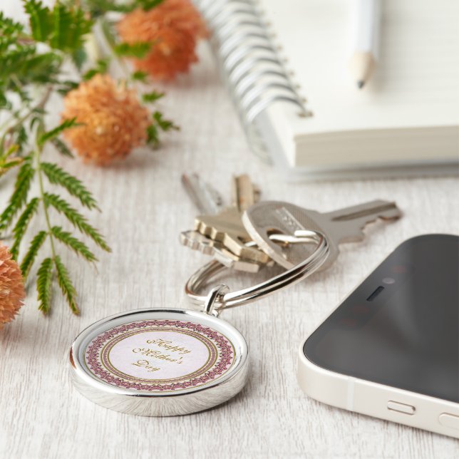 Llavero Cadena feliz del día de la madre (Lado)