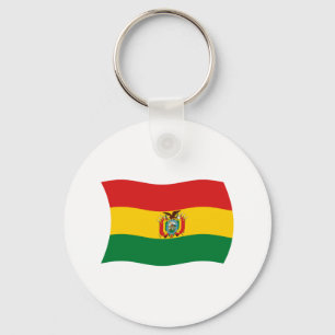 Llavero Cadena Keychain de Bandera de Bolivia