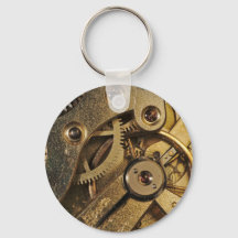 Cadena para reloj: Corazón de latón. Mecanismo de