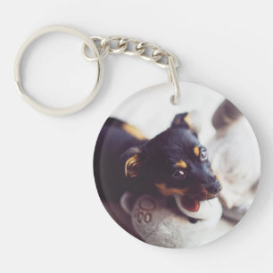 Llavero Cadena personalizada de llave Mascota de perro por