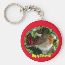 Llavero Cadena Robin Key de navidades