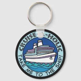 Llavero Cadenas clave de crucero-A-Holic