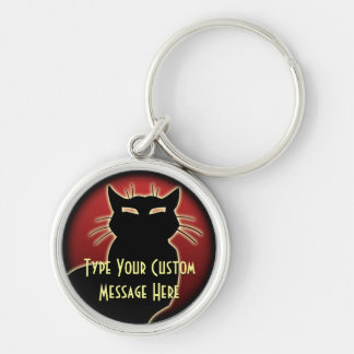 Llavero Cadenas clave de gato regalo personalizadas