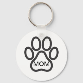 Llavero Cadenas clave de Perro Mom Paw