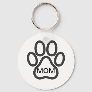 Llavero Cadenas clave de Perro Mom Paw