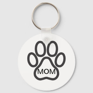 Llavero Cadenas clave de Perro Mom Paw